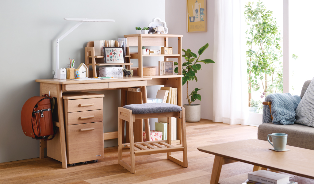 コイズミ 学習机 Lake 楽しく wood SDF-771AN 定価12万円以上 