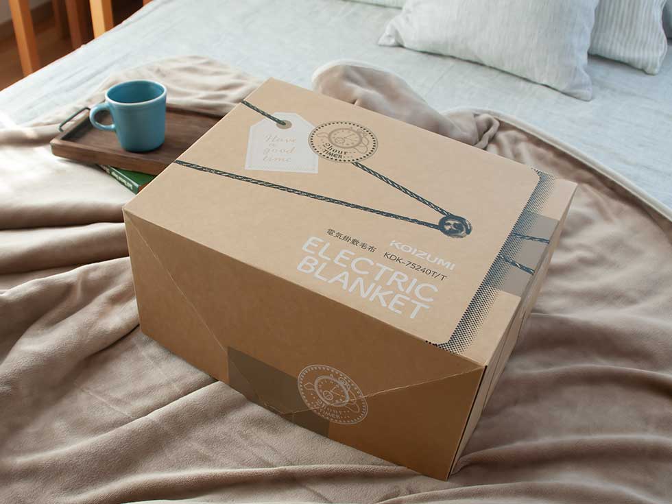 スタッフ使用レポ／ここちよい電気毛布タイマー付をつかってみました