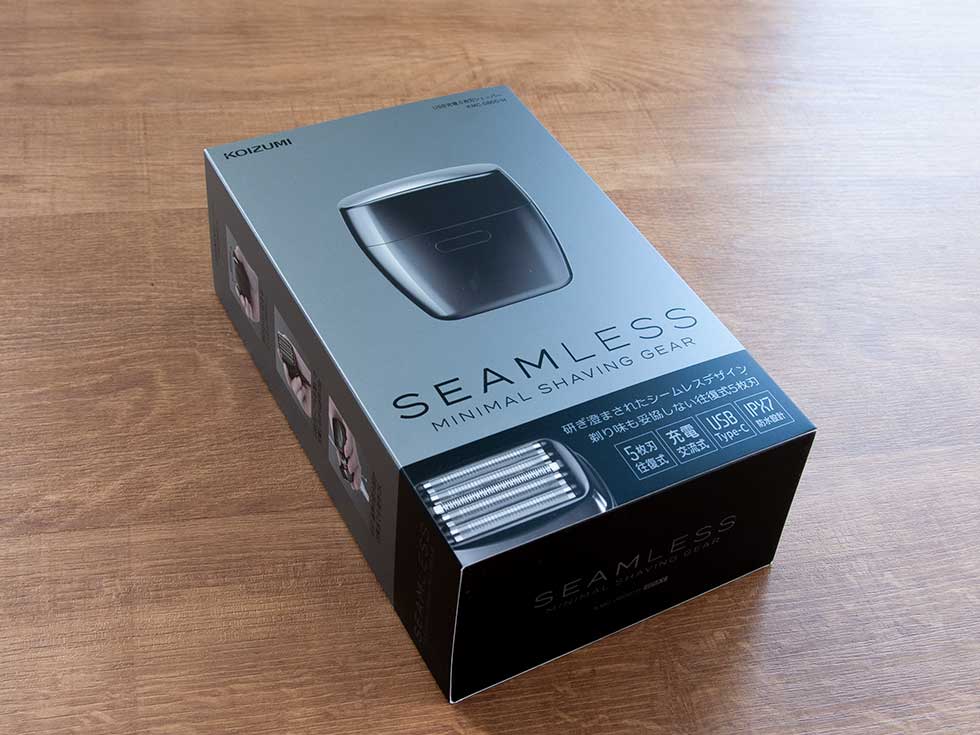スタッフ使用レポ／ シームレスデザイン 5枚刃シェーバー をつかってみ